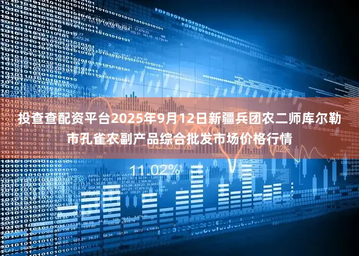 投查查配资平台2025年9月12日新疆兵团农二师库尔勒市孔雀农副产品综合批发市场价格行情